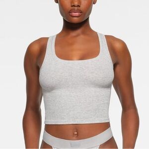 Skims Cotton Rib Tank Top